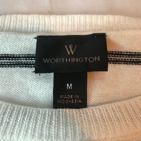 Worthington Striped Sweater MD - Picture 2 of 2